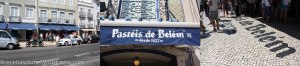 Devant la boutique des Pastéis de Belém